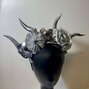 Silver Tentacle Headband, 4-piece, The Chrome Kraken