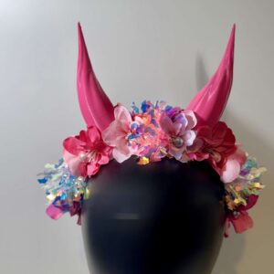 Pink Dragon Horns, Sparkle