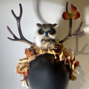 Owl Antlered Headband