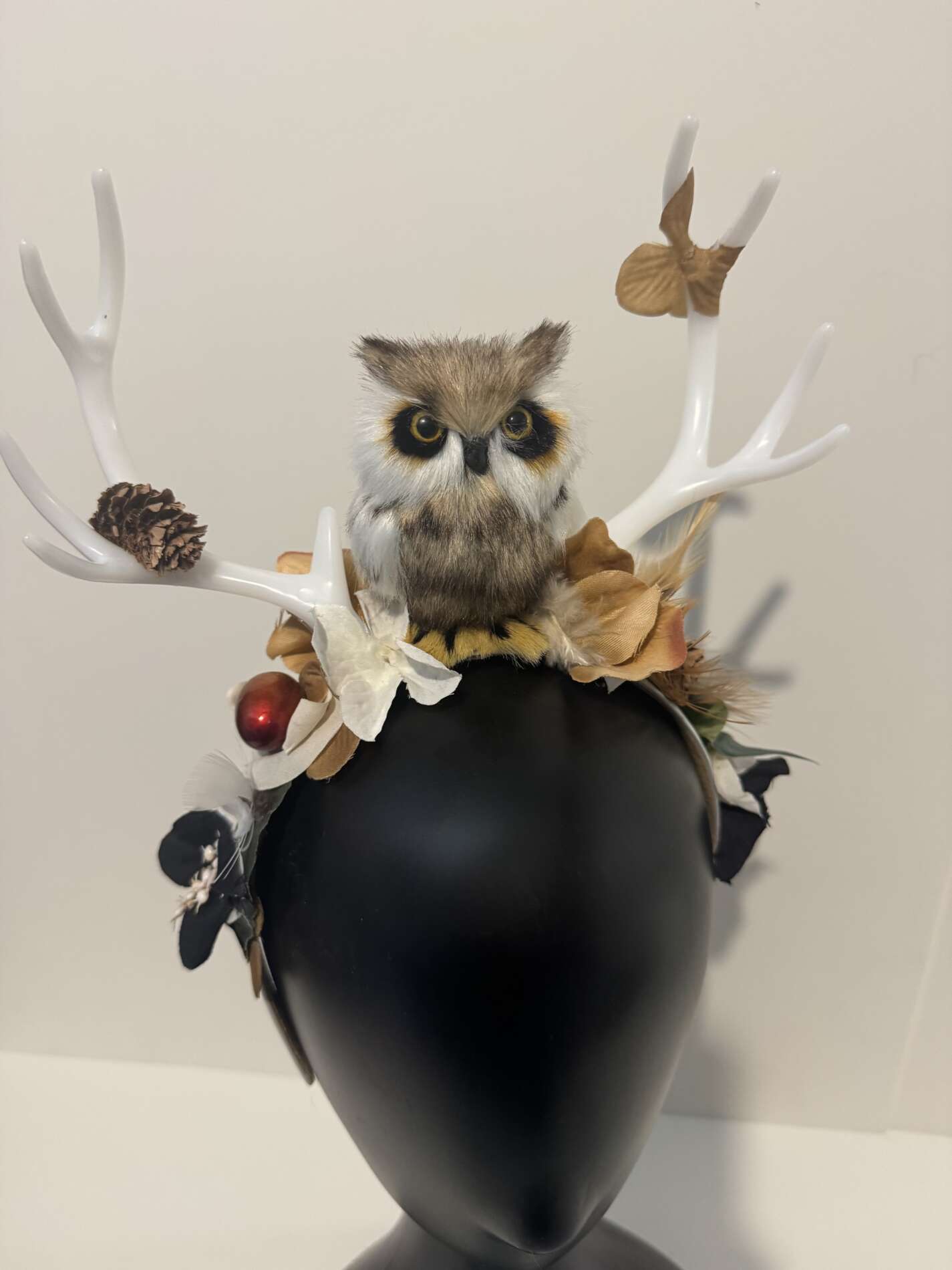 Owl Antlered Headband