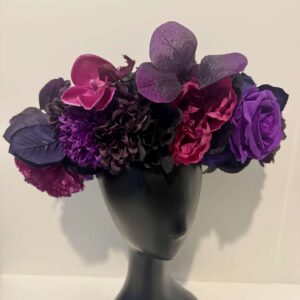 Dark Magenta Morning Flourish Crown