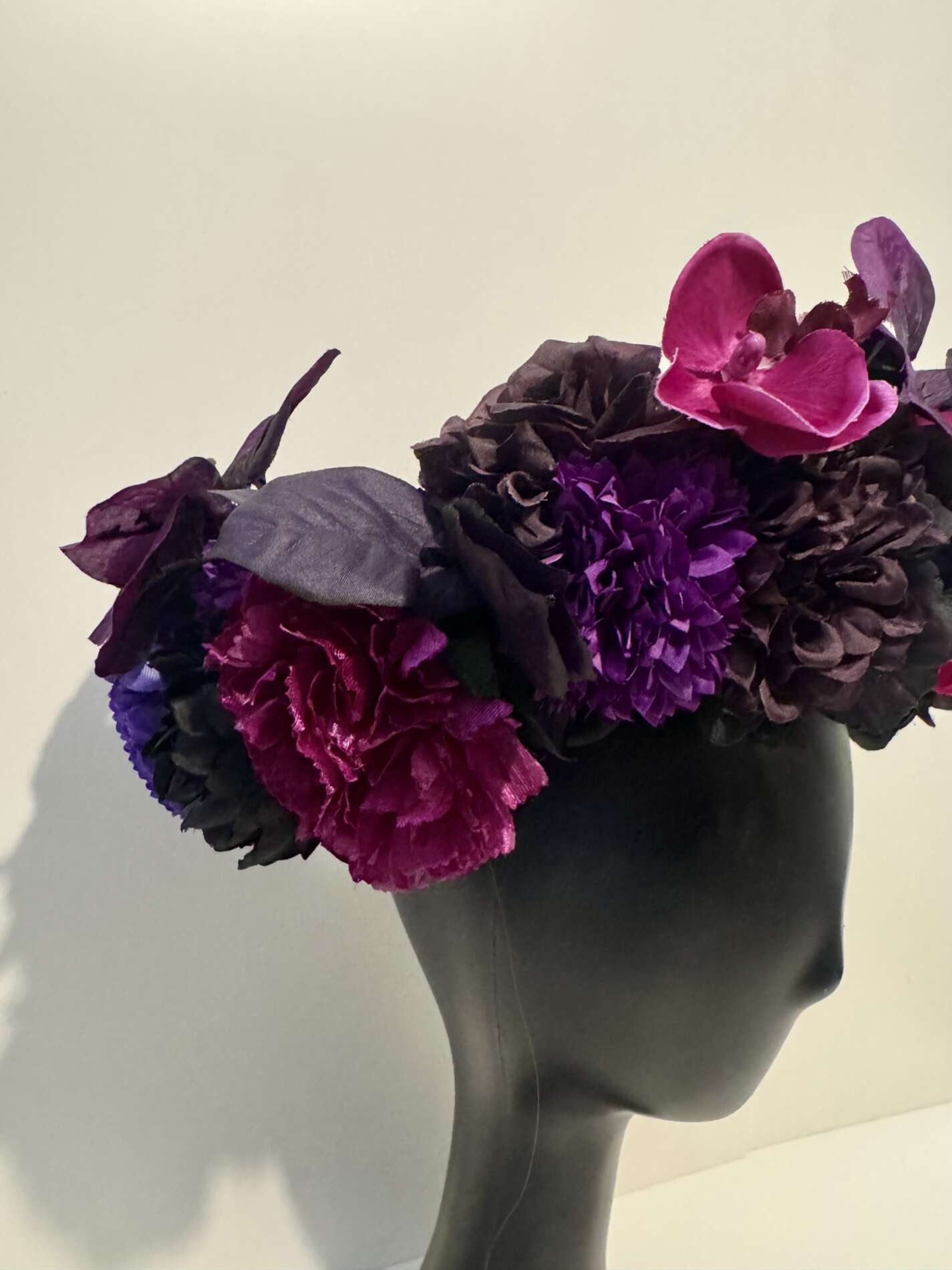 Dark Magenta Morning Flourish Crown - Image 3