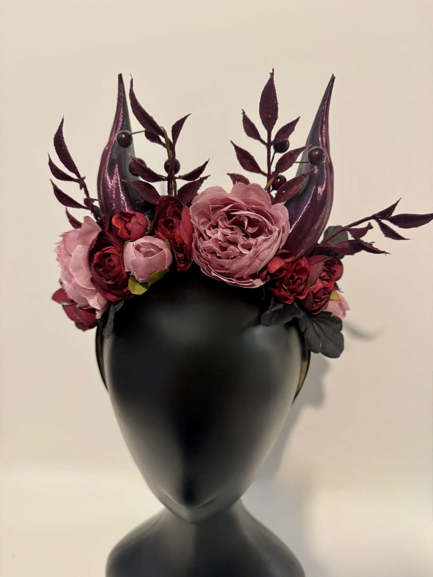 Red & Black Dragon Horns