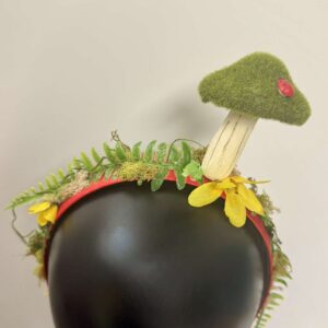 Floral Headband: Mushroom Frog 1