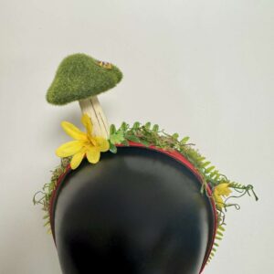 Floral Headband: Mushroom Frog 7