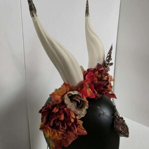 Long horn Diadem: Bone Autumn