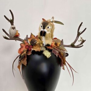 Antler Diadem Headband: Squirrel Autumn 2