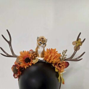 Antler Headband: Fox Autumn 2