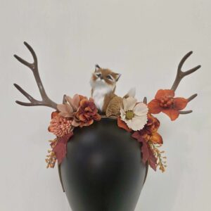 Antler Headband: Fox Autumn